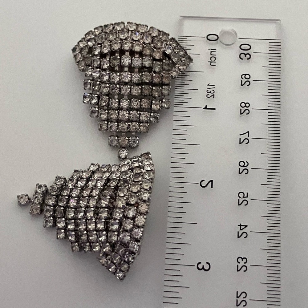 Rhinestone Crystal Vintage Shoe Clips - Picture 4 of 5